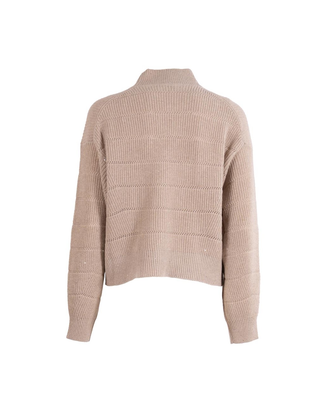 shop BRUNELLO CUCINELLI  Pull: Brunello Cucinelli maglia collo alto in cashmere e lana.
Collo alto.
Spalla abbassata.
Decorazione in pailletes.
Composizione: 47% Lana 47% Cashmere 6% Elastan.
Fabbricato in Italia.. MBM738204-C505 number 1167928